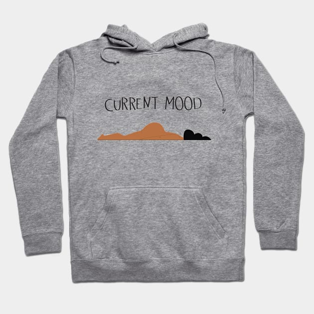 Current mood Hoodie by damppstudio